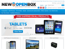 Tablet Screenshot of newopenbox.com